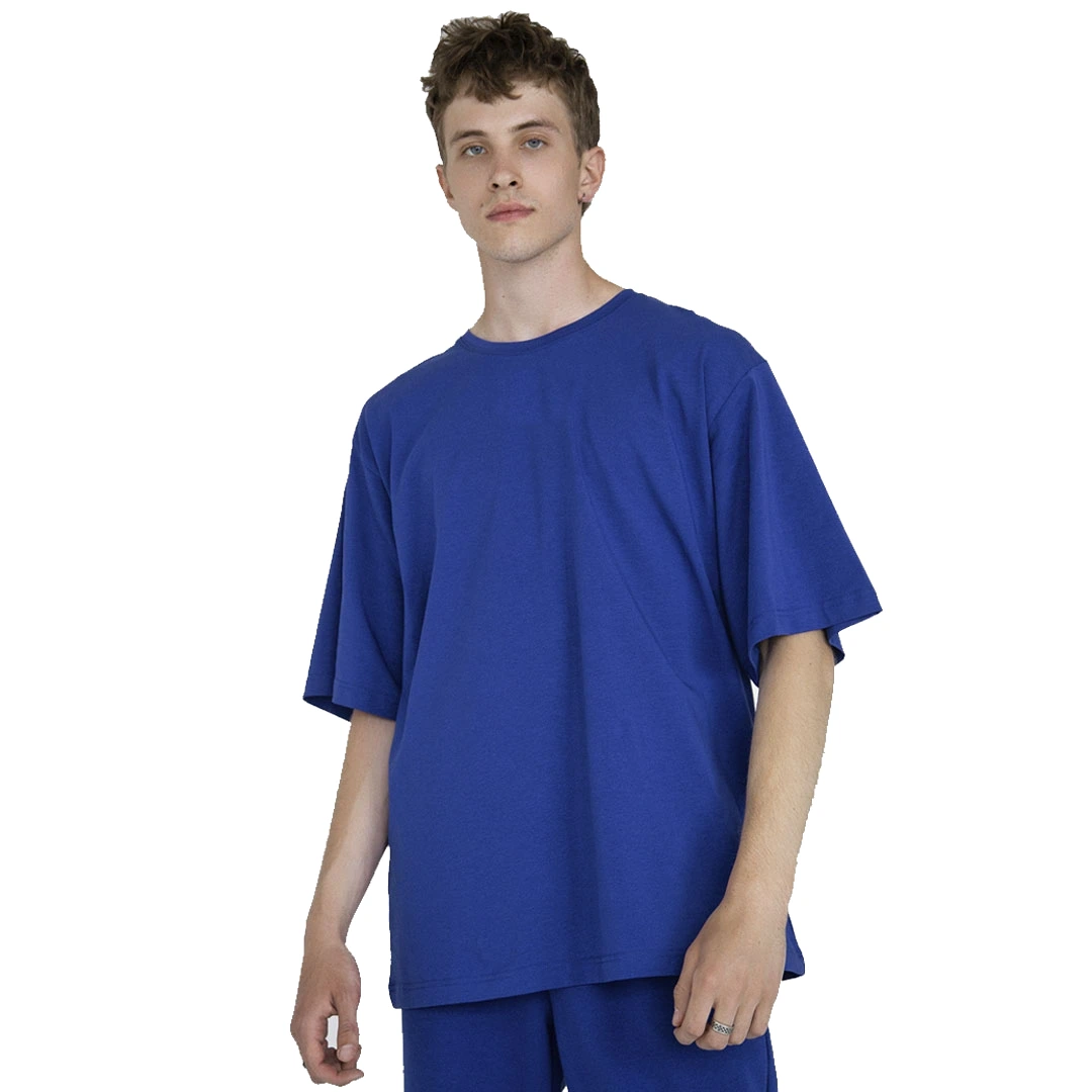 Футболка Oversize  синяя