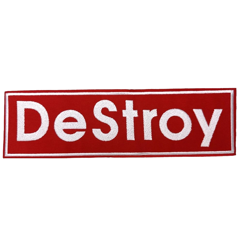 Шеврон на спину DeStroy