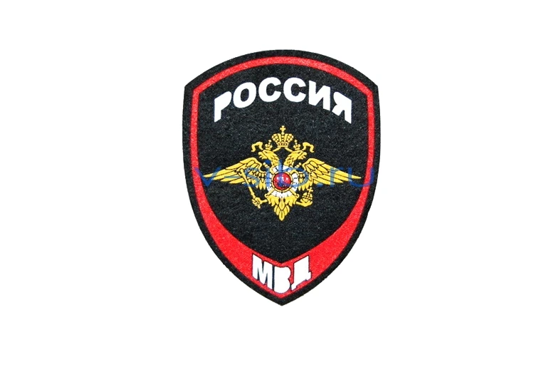Шеврон нарукавный общий Внутренней службы МВД РФ - нового образца (пластизоль)