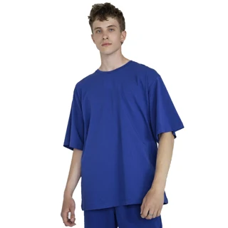 Футболка Oversize  синяя