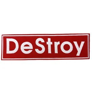 Шеврон на спину DeStroy