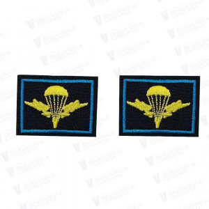 Петличные знаки для военнослужащего ВДВ, вышивка (в ассортименте)